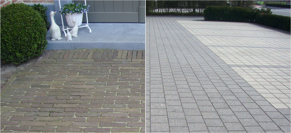 Gebakken klinkers en betonklinkers